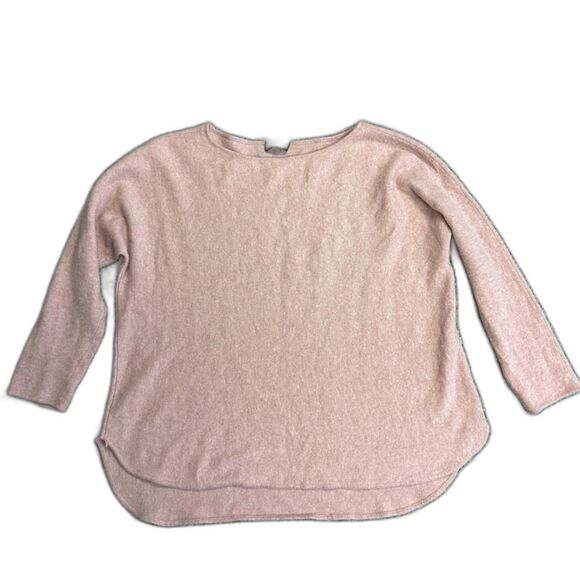 Charter Club Women's Mauve Pink Cashmere Boxy Long Sleeve Sweater Size 3X - Picture 3 of 11